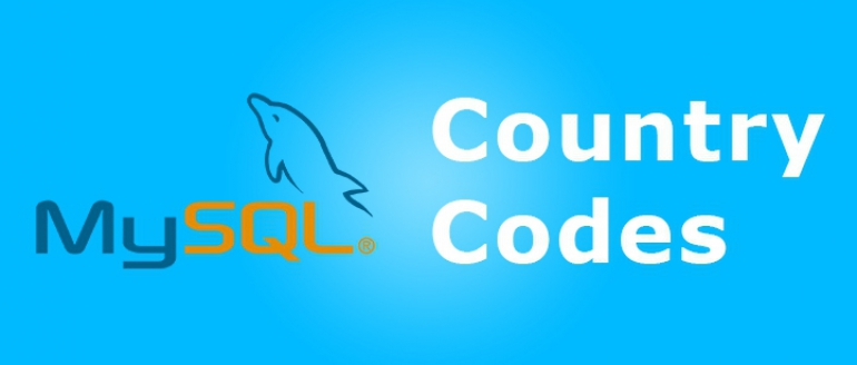 Country Codes SQL Script